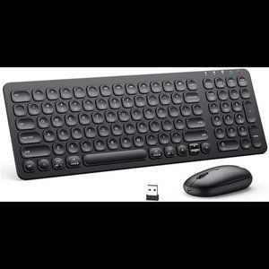 🆕 Wireless Keyboard and Mouse Combo, 2.4GHz Slim Silent USB